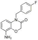 8-Amino-4-(4-fluorobenzyl)-2H-1,4-benzoxazin-3(4H)-one