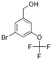 3-Bromo-5-(trifluoromethoxy)benzyl alcohol 化学構造式