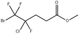 Methyl 5-bromo-4-chloro-4,5,5-trifluoropentanoate 结构式