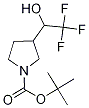 tert-Butyl 3-(1-hydroxy-2,2,2-trifluoroethyl)pyrrolidine-1-carboxylate, 1-(tert-Butoxycarbonyl)-3-(1-hydroxy-2,2,2-trifluoroethyl)pyrrolidine|