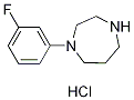 1-(3-Fluorophenyl)-1,4-diazepane hydrochloride, 3-FPHP hydrochloride Structure