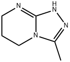 3-メチル-5H,6H,7H,8H-[1,2,4]トリアゾロ[4,3-A]ピリミジン 化学構造式