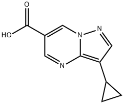 3-Cyclopropylpyrazolo[1,5-a]pyrimidine-6-carboxylic acid|1779124-35-4