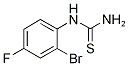 (2-Bromo-4-fluorophenyl)thiourea Struktur