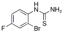 (2-Bromo-4-fluorophenyl)thiourea 化学構造式