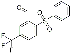 2-(Phenylsulphonyl)-5-(trifluoromethyl)benzaldehyde Structure