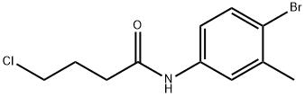 N-(4-溴-3-甲基苯基)-4-氯丁酰胺, 1016517-56-8, 结构式