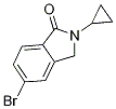 5-Bromo-2-cyclopropylisoindolin-1-one Struktur