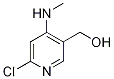 [6-Chloro-4-(methylamino)pyridin-3-yl]methanol Structure