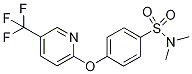 2-[4-(N,N-Dimethylsulphamoyl)phenoxy]-5-(trifluoromethyl)pyridine Structure