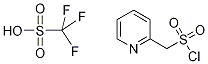 (Pyridin-2-yl)methanesulphonyl chloride triflic acid,  2-[(Chlorosulphonyl)methyl]pyridine trifluoromethanesulphonate, 2-[(Chlorosulphonyl)methyl]pyridine triflate Structure