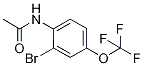 N-[2-Bromo-4-(trifluoromethoxy)phenyl]acetamide, 4-Acetamido-3-bromo-alpha,alpha,alpha-trifluoroanisole Structure