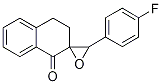 2-(4-Fluorobenzylidene)-1-tetraloneepoxide 结构式
