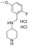 2-Fluoro-5-methoxy-N-(piperidin-4-yl)benzylamine dihydrochloride, 4-Fluoro-3-{[(piperidin-4-yl)amino]methyl}anisole dihydrochloride