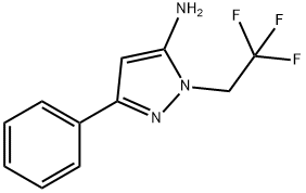 3-Phenyl-1-(2,2,2-trifluoroethyl)-1H-pyrazol-5-amine|1365988-18-6