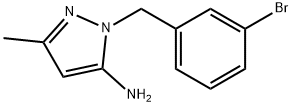 1-(3-Bromobenzyl)-3-methyl-1H-pyrazol-5-amine