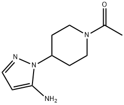 1-[4-(5-Amino-1H-pyrazol-1-yl)piperidin-1-yl]ethan-1-one price.