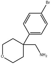 (4-(4-溴苯基)四氢-2H-吡喃-4-基)甲胺, 1152568-20-1, 结构式