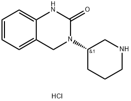 3-[(3S)-Piperidin-3-yl]-1,2,3,4-tetrahydroquinazolin-2-one hydrochloride Struktur