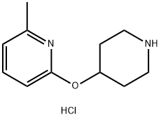 2-Methyl-6-(piperidin-4-yloxy)pyridine dihydrochloride Structure