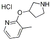 3-Methyl-2-(pyrrolidin-3-yloxy)pyridine hydrochloride
