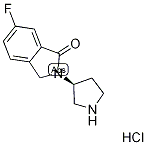 (S)-6-Fluoro-2-(pyrrolidin-3-yl)isoindolin-1-one hydrochloride Structure