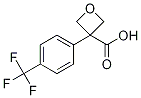 3-(4-(Trifluoromethyl)phenyl)oxetane-3-carboxylic acid Structure