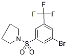 1-{[3-Bromo-5-(trifluoromethyl)phenyl]sulphonyl}pyrrolidine