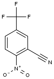 2-Cyano-4-(trifluoromethyl)nitrobenzene, 2-Nitro-5-(trifluoromethyl)benzonitrile Structure