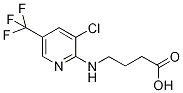 4-[3-Chloro-5-(trifluoromethyl)pyridin-2-ylamino]butyric acid 97% Structure