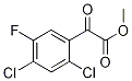 Methyl 2-(2,4-dichloro-5-fluorobenzene)-2-oxoacetate 化学構造式