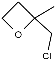 2-甲基-2-氯甲基氧杂环丁烷, , 结构式