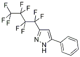 3-Perfluorobutyl-5-phenyl-1H-pyrazole Structure