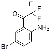 4-Bromo-2-(trifluoroacetyl)aniline, 1-(2-Amino-5-bromophenyl)-2,2,2-trifluoroethan-1-one 化学構造式