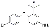 4-(4-Bromophenoxy)-3-(trifluoromethyl)aniline, 4-Amino-4'-bromo-2-(trifluoromethyl)diphenyl ether|