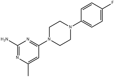 4-[4-(4-Fluorophenyl)piperazin-1-yl]-6-methylpyrimidin-2-amine