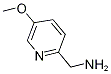 (5-Methoxypyridin-2-yl)methanamine 化学構造式