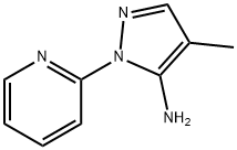 4-Methyl-1-(pyridin-2-yl)-1H-pyrazol-5-amine Struktur