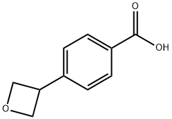 4-(オキセタン-3-イル)安息香酸 化学構造式