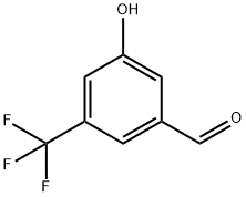3-Formyl-5-(trifluoromethyl)phenol, 3-Formyl-5-hydroxybenzotrifluoride Struktur