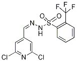  N'1-[(2,6-DICHLORO-4-PYRIDYL)METHYLIDENE]-2-(TRIFLUOROMETHYL)BENZENE-1-SULPHONOHYDRAZIDE