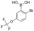 2-Bromo-5-(trifluoromethoxy)benzeneboronic acid 97% Struktur