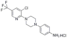 4-{4-[3-Chloro-5-(trifluoromethyl)pyridin-2-yl]piperazin-1-yl}aniline hydrochloride 97%