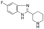 5-Fluoro-2-(piperidin-3-yl)-1H-benzimidazole Structure