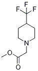 Methyl [4-(trifluoromethyl)piperidin-1-yl]acetate 结构式