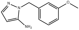 1-(3-methoxybenzyl)-1H-pyrazol-5-amine Struktur
