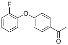 1-[4-(2-fluorophenoxy)phenyl]ethan-1-one Struktur