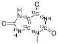 3-Methyluric acid-13C4,15N3 Structure