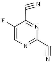 2,4-Dicyano-5-fluoropyrimidine Structure