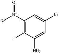 3-Amino-5-bromo-2-fluoronitrobenzene Struktur